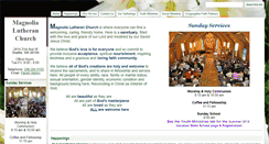 Desktop Screenshot of magnolialutheranchurch.com